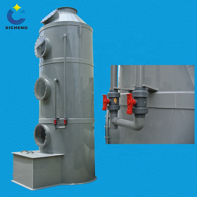 Effective Dust Collector PP Wet Scrubber for Instrial waste gas treatment