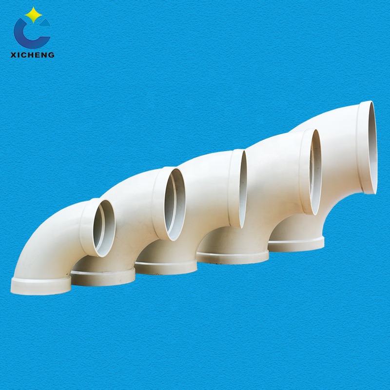 Ventilation Pipe Fittings Elbow PP PVC Pipe Joint Plastic Elbow