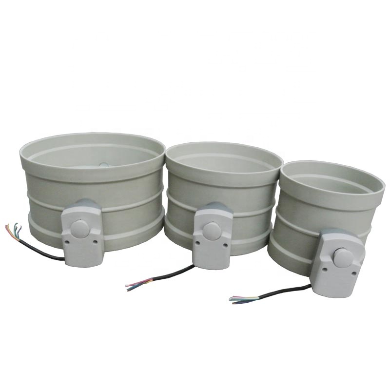 HVAC Polypropylene Electric Air Duct Damper Motorized Air Damper
