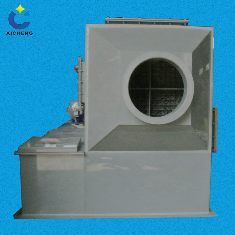 CN Environmental Friendly equipment PP Horizontal Gas Scrubber with Corrosion Resistance