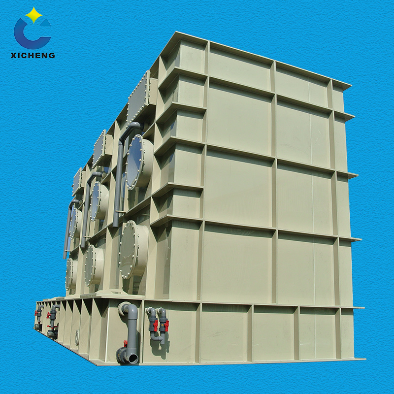 Industrial chemical scrubber-waste gas treatment system