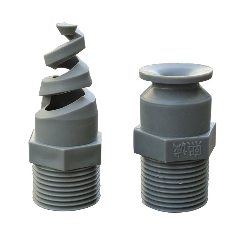 Grey ultrasonic plastic spray nozzle for cooling tower spray nozzle,plastic mist spray nozzle