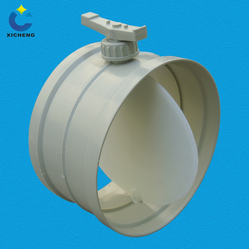 Industrial Ventilation Pipe Fittings Air Flow Control Plastic Check