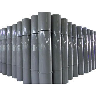 Customized Pp Air Duct Pipe Plastic Round Ventilation Air Duct /tube Ventil Plastic Air Pipe for Wast Gas Treatment