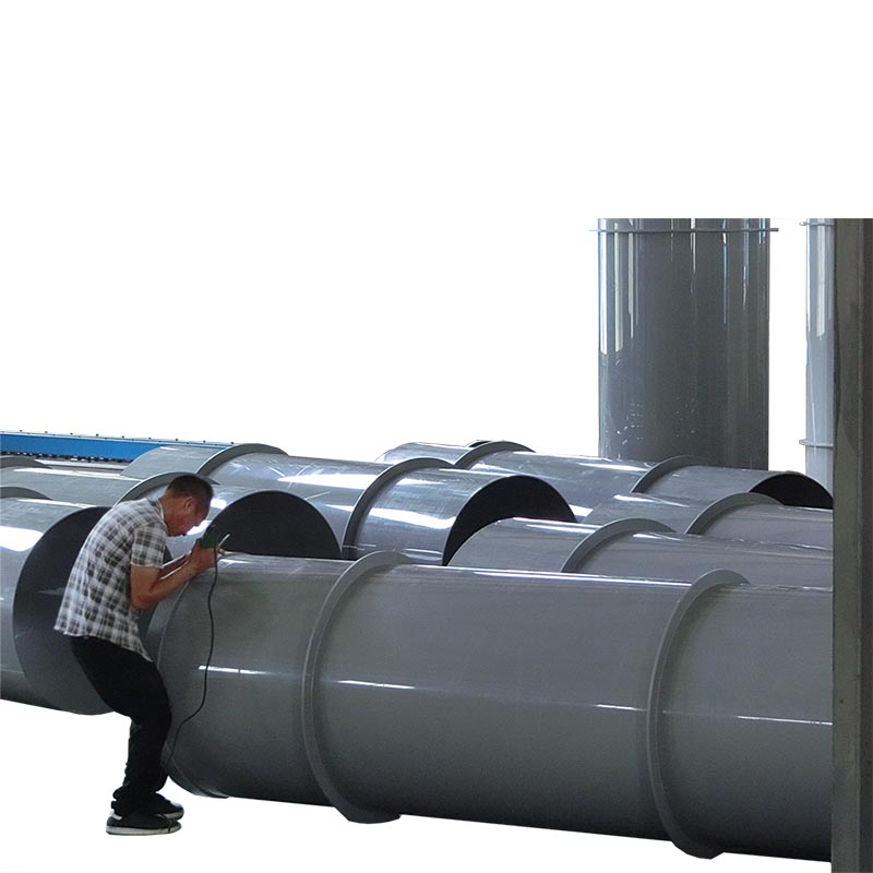 Customized Pp Air Duct Pipe Plastic Round Ventilation Air Duct /tube Ventil Plastic Air Pipe for Wast Gas Treatment