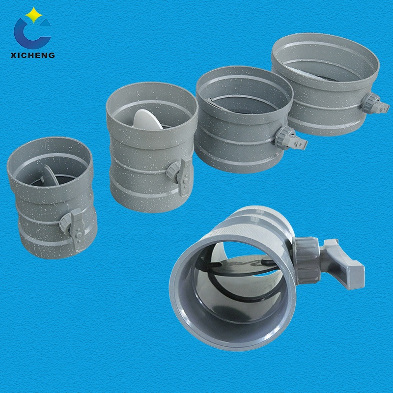 Industrial Ventilation Pipe Fittings Air Flow Control Plastic Check dampers