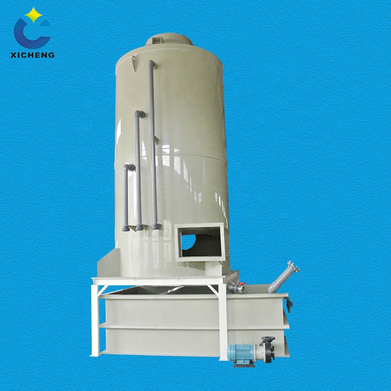 industrial exhaust gas treatment equipment odor removal system wet gas scrubber