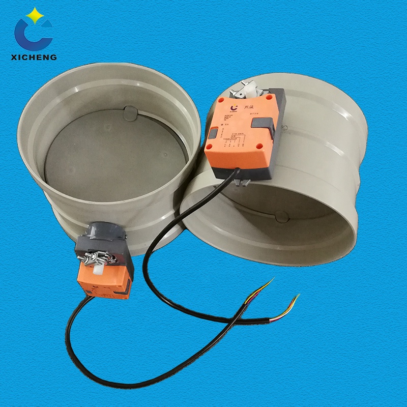 Ventilation duct fittings customized PP constant air volume valve
