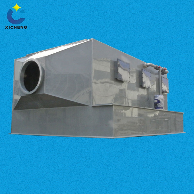 China supplier high efficiency spray tower scrubber for SOX,NOX,H2S waste air treatment plant gas purifying scrubber