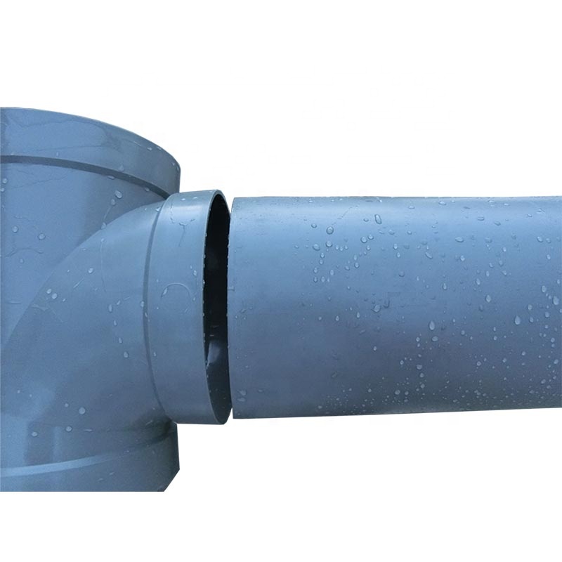 Grey/Beige y tee pipe fitting connector for pipe joints