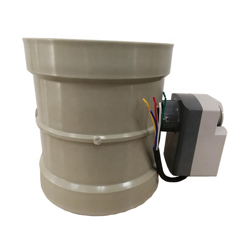 HVAC Polypropylene Electric Air Duct Damper Motorized Air Damper