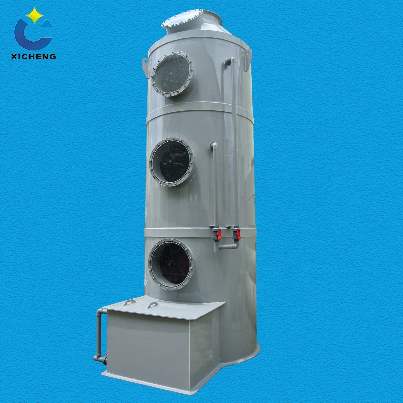 Industrial Waste Gas Treatment Equipment Plastic Gas Scrubber Made in China