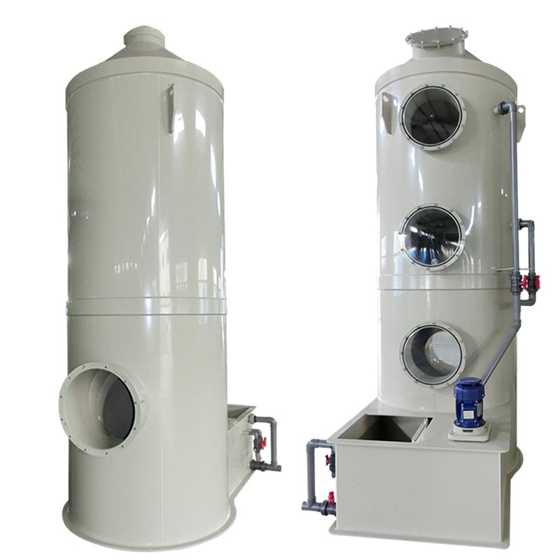 Packing Tower Wet Scrubber Gas Scrubber Gas Treatment System For Freign Market