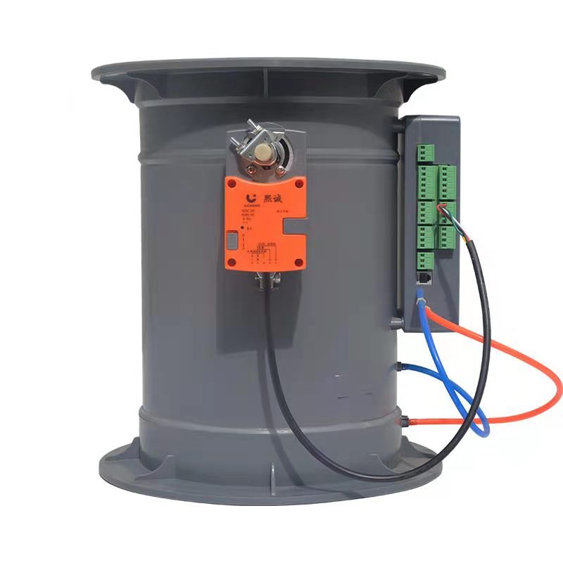 Laboratory fume hood VAV control butterfly valve