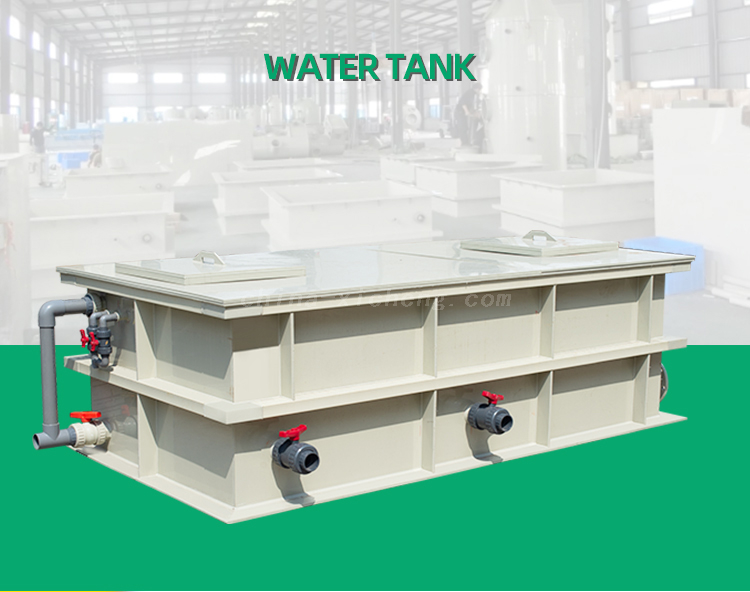 Polypropylene PP Electroplating Water Tank