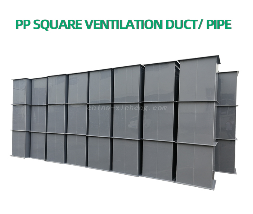 Polypropylene PP Square Ventilation Duct