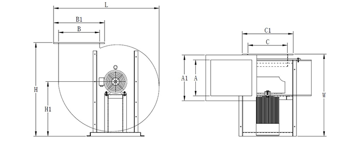 PP fan design drawings